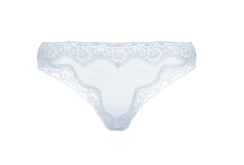 DUMMY - Colaless Victoria Secret´s algodón con encaje y rayas en la cintura XL